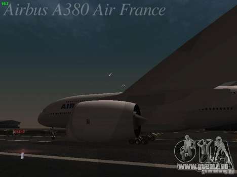 Airbus A380-800 Air France für GTA San Andreas