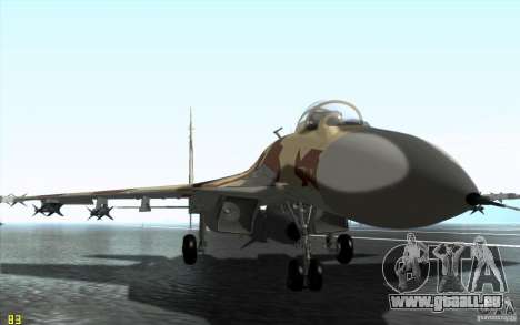 Le Su-37 Terminator pour GTA San Andreas