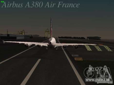 Airbus A380-800 Air France für GTA San Andreas