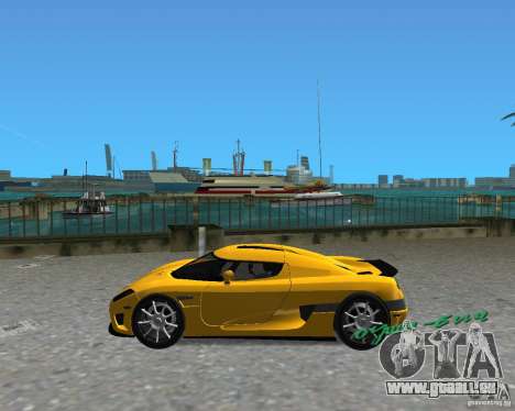 Koenigsegg CCX pour GTA Vice City