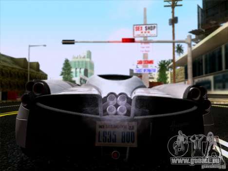 Pagani Huayra 2011 für GTA San Andreas