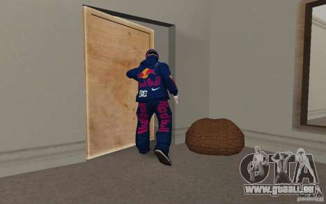 Red Bull Clothes v2.0 pour GTA San Andreas