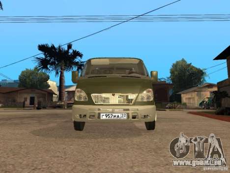 GAZ 3302 V 1.2 (Gazelle tow Truck) für GTA San Andreas