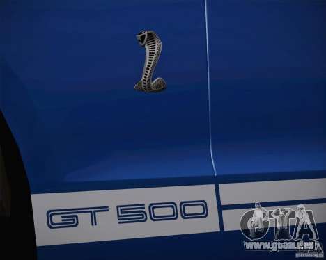 Ford Shelby GT500 2011 für GTA San Andreas