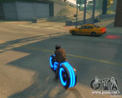 Moto du trône (néon bleu) pour GTA 4
