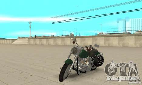 Harley Davidson FLSTF (Fat Boy) v2.0 Skin 1 für GTA San Andreas