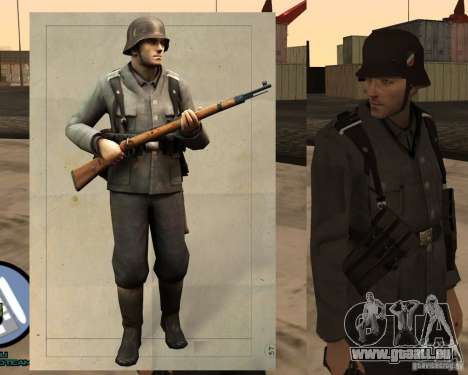 Unteroficer de la Wehrmacht pour GTA San Andreas