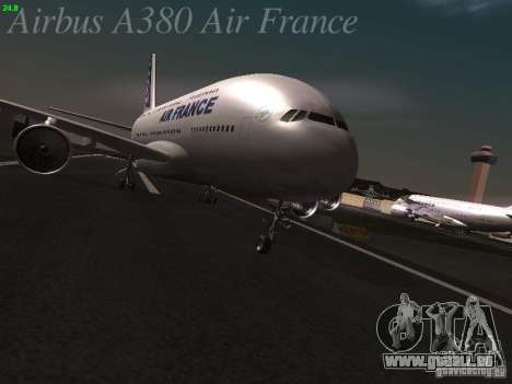 Airbus A380-800 Air France für GTA San Andreas