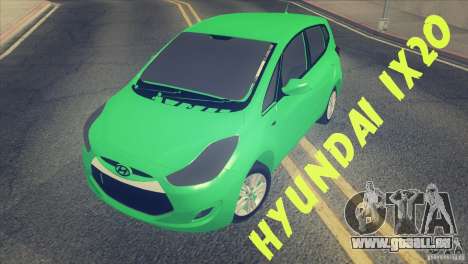 Hyundai ix20 für GTA San Andreas