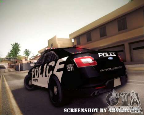 Ford Taurus Police Interceptor 2011 für GTA San Andreas