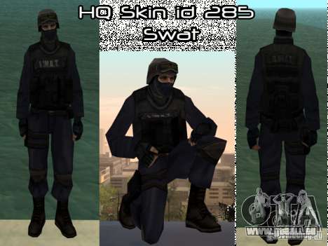 HQ skin S.W.A.T pour GTA San Andreas