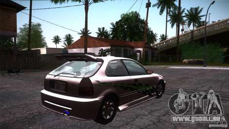 Honda Civic Tuneable für GTA San Andreas