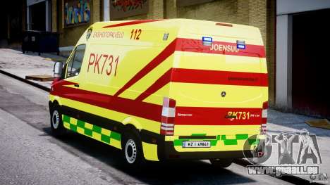 Mercedes-Benz Sprinter PK731 Ambulance [ELS] für GTA 4