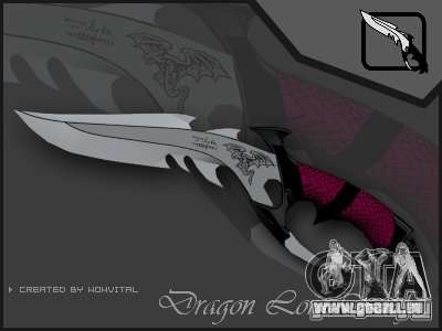 Dragon Lord knife pour GTA San Andreas