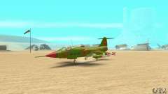 F-104 Starfighter Super (grün) für GTA San Andreas