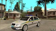 Skoda Octavia II ukrainien TRAFFIC POLICE pour GTA San Andreas