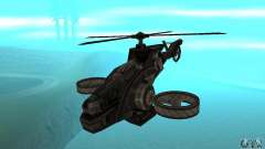 Ein Hubschrauber aus dem Spiel TimeShift Black für GTA San Andreas