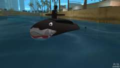Vice City Submarine with face pour GTA Vice City