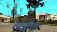 Peugeot 206 GTi - Stock für GTA San Andreas