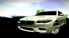 BMW M5 F10 silver für GTA San Andreas