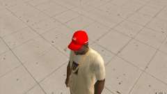 Rouge vif de casquette PUMA pour GTA San Andreas