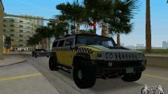 Hummer H2 SUV Taxi pour GTA Vice City