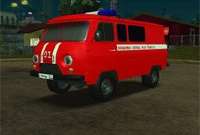 UAZ-pompiers pour GTA San Andreas