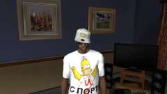 T-Shirt mit Homer für GTA San Andreas