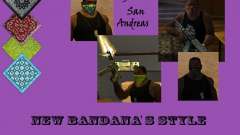 New Bandanas Style für GTA San Andreas