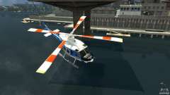 Bell412/NYPD Air Sea Rescue Helicopter pour GTA 4