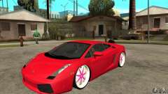 Lamborghini Gallardo White &amp; Pink für GTA San Andreas