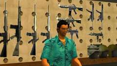 Tommy Vercetti dans AMMU-NATION pour GTA San Andreas