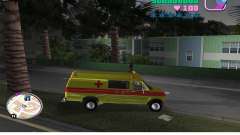 Ford Econoline E350 Ambulance für GTA Vice City