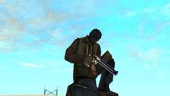 Blue and black gun pack pour GTA San Andreas