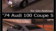 Audi 100 Coupe S 1974 für GTA San Andreas