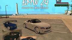 BMW Z4 weiß für GTA San Andreas