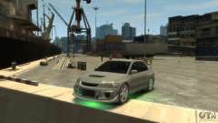 Mitsubishi Lancer EVOLUTION VIII pour GTA 4