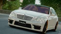 Mercedes-Benz S Class W221 Black Bison 2009 pour GTA 4