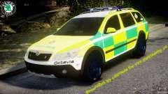 Skoda Octavia Scout Paramedic [ELS] pour GTA 4