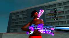 Lila Chrom für Waffen für GTA San Andreas