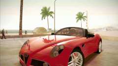 Alfa Romeo 8C Spider für GTA San Andreas