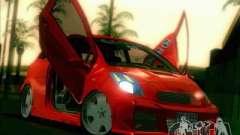 Toyota Yaris Burgund für GTA San Andreas