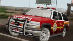 Chevrolet Suburban SFFD für GTA San Andreas