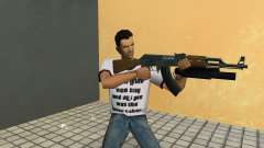 AK-47 avec un М203 de lanceur de grenade pour GTA Vice City