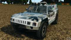 Hummer H3 raid-t1 schwarz für GTA 4