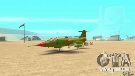 F-104 Starfighter Super (grün) für GTA San Andreas