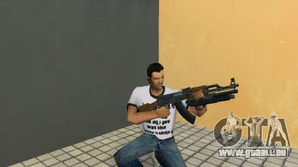 AK-47 avec Underbarrel fusil de chasse pour GTA Vice City