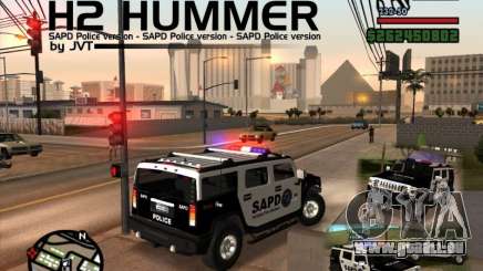AMG H2 HUMMER SUV SAPD Police pour GTA San Andreas