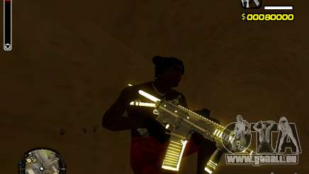 White and Black weapon pack für GTA San Andreas