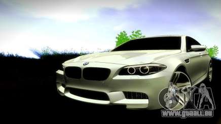 BMW M5 F10 silver für GTA San Andreas